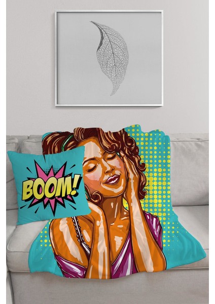 Özel Tasarım Battaniye ve Yastık & Kırlent Seti 106861