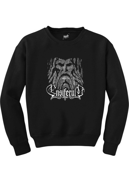 Ensiferum Man Siyah Sweatshirt