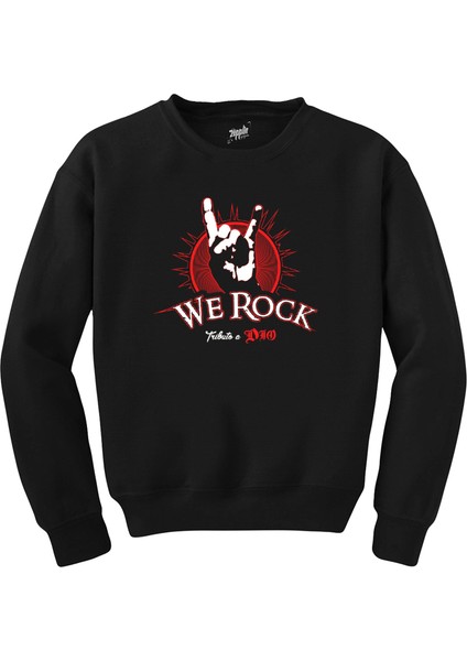 Dio We Rock Siyah Sweatshirt