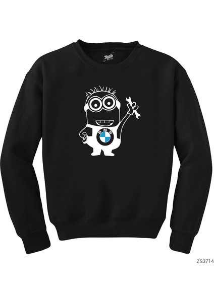 Bmw Minion Siyah Sweatshirt