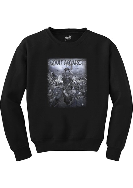 Amon Amarth Vikings War Siyah Sweatshirt