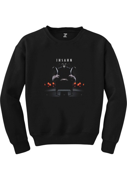 Ihsahn Àmr Siyah Sweatshirt