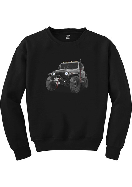 Jeep Cj Mahindra Siyah Sweatshirt
