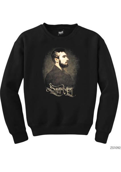 Sagopa Kajmer Siyah Sweatshirt