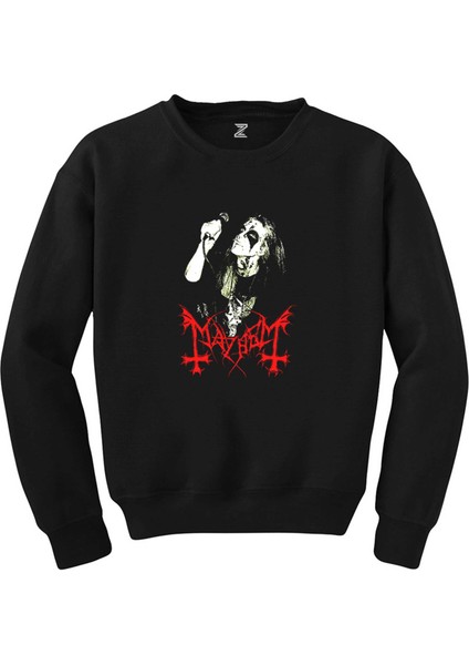 Mayhem Rotten Dead Siyah Sweatshirt