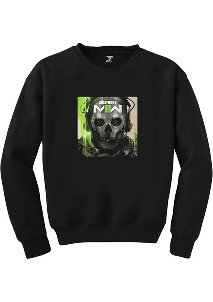 Call Of Duty Modern Warfare Iı Ghost Siyah Sweatshirt