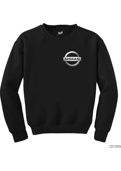 Nissan Logo Siyah Sweatshirt