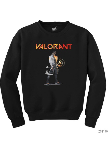 Valorant Phoenix Siyah Sweatshirt