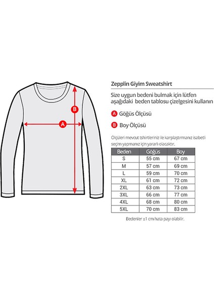 Pi Sayısı Siyah Siyah Sweatshirt