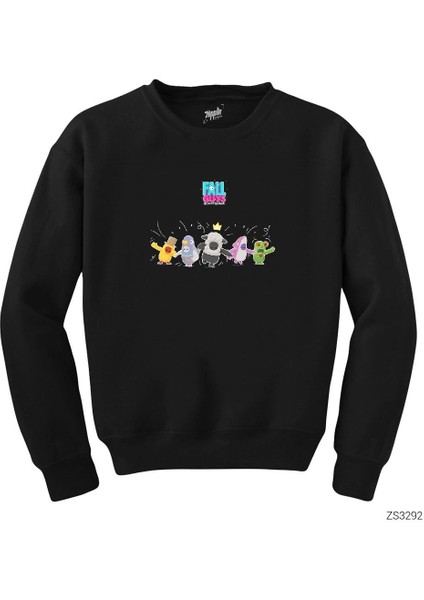 Fall Guys Winner Team Siyah Sweatshirt