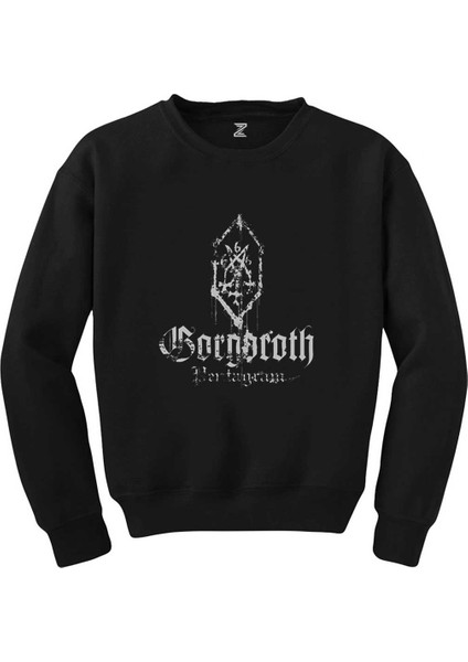 Gorgoroth Pentagram 2 Siyah Sweatshirt