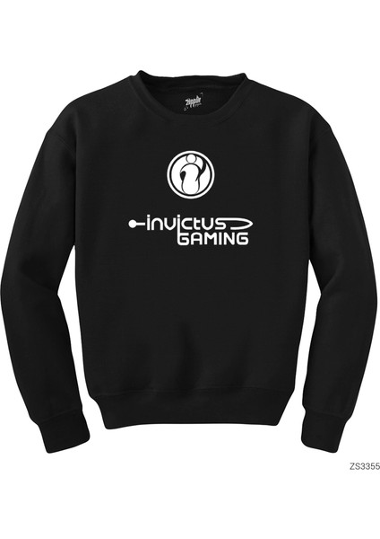 Invictus Gaming Siyah Sweatshirt