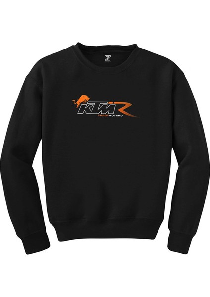 Ktm Supermotard Siyah Sweatshirt