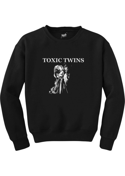 Aerosmith Toxic Twins Siyah Sweatshirt