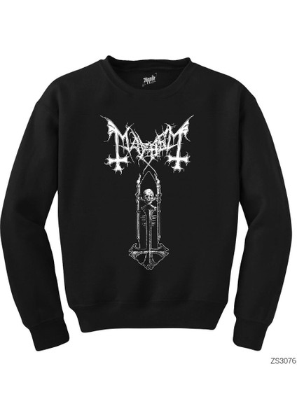 Mayhem T Cross Siyah Sweatshirt