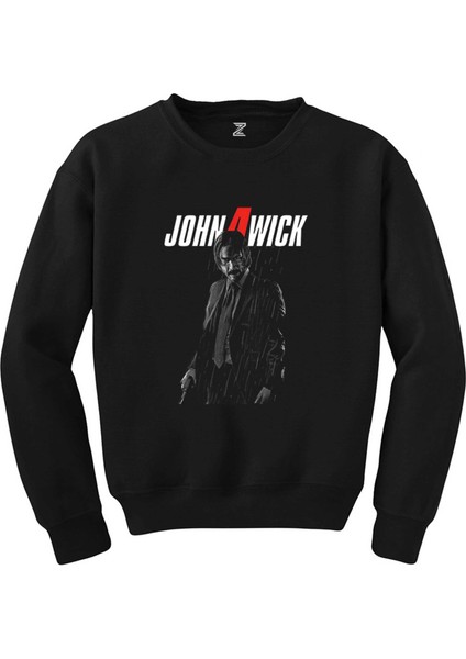 John Wick 4 Man Siyah Sweatshirt