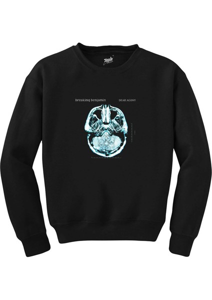 Breaking Benjamin Dear Agony Siyah Sweatshirt