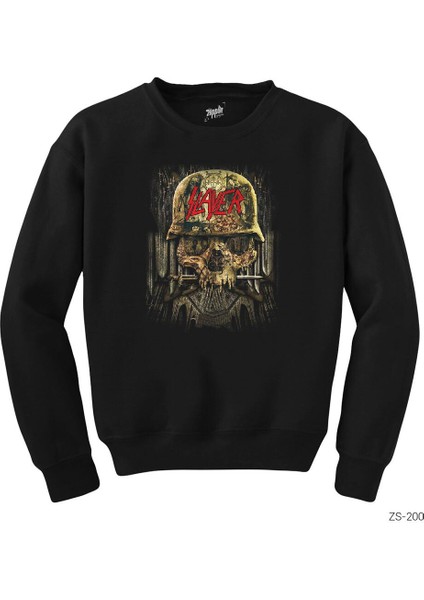 Slayer Siyah Sweatshirt