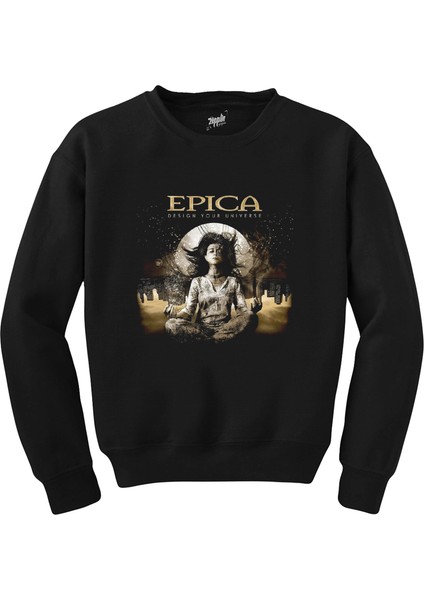 Epica Design Your Universe Siyah Sweatshirt