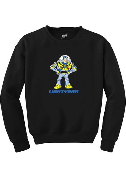 Buzz Lightyear Siyah Sweatshirt