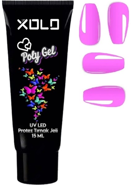 Yeni Polygel Protez Tırnak Jeli Kalıcı Oje Akrilik Akril Jel Fenomen Renkler Serisi Jel Polijel 15 ml