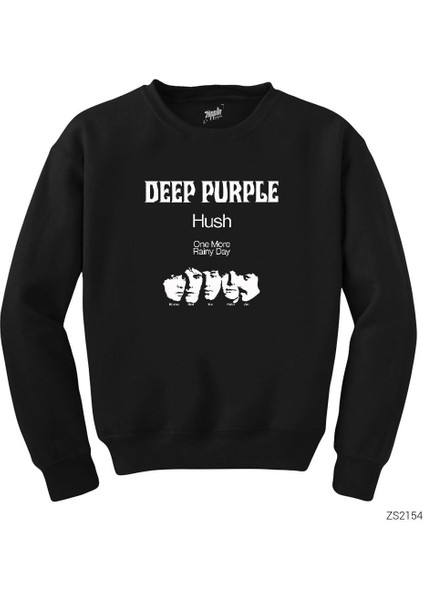 Deep Purple Band Siyah Sweatshirt