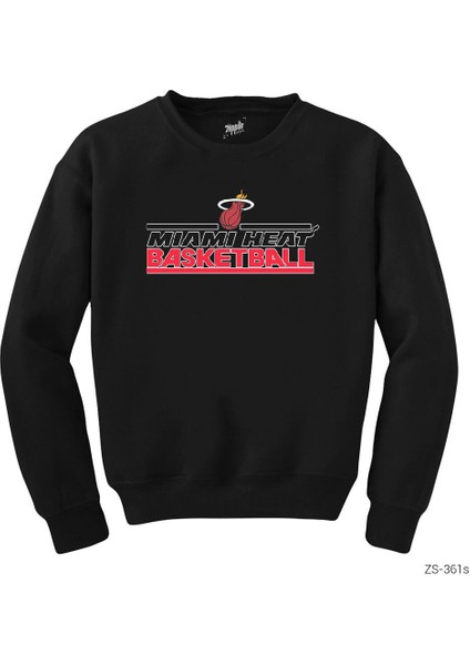 Miami Heat Siyah Sweatshirt
