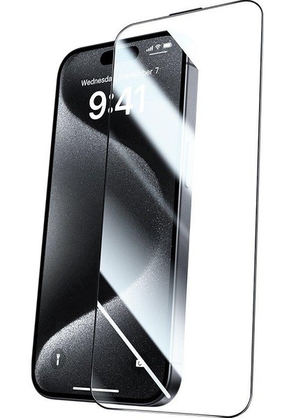iPhone 16 Pro Max (6.9) Hd Kırılmaz Cam Tam Kaplayan Ekran Koruyucu