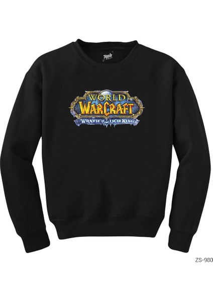 Warcraft Wrath Of The Lich King Siyah Sweatshirt