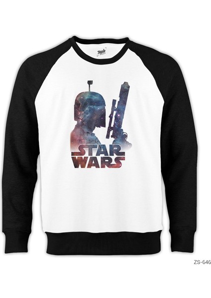 Crows Gate Star Wars Silhouette In Space Reglan Kol Beyaz Fiyatı