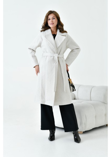 Kadın Geniş Yaka Kaban Taş 30627 fırsatları