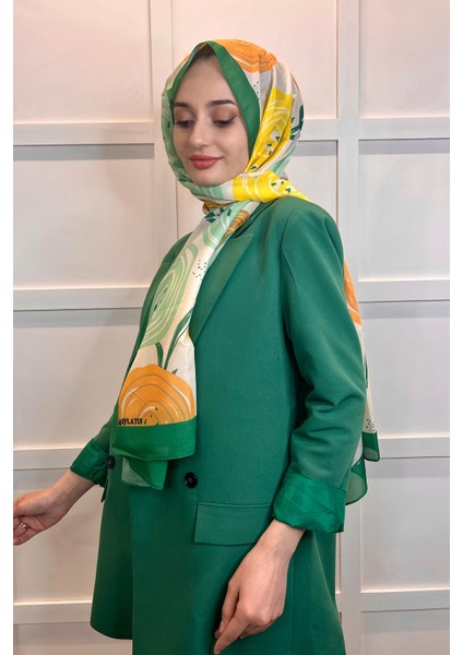 Pamuklu Şal - Desenli Ince Sezonluk Pamuk Soft Şal 01002
