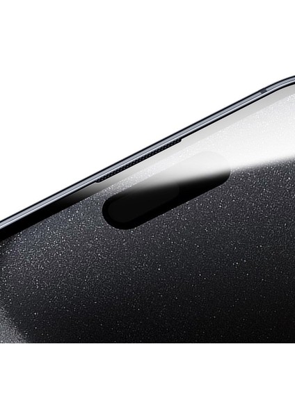 iPhone 16 Pro (6.3) Hayalet Kırılmaz Cam Tam Kaplayan Ekran Koruyucu