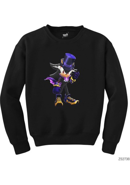 Sonic Wizard Siyah Sweatshirt