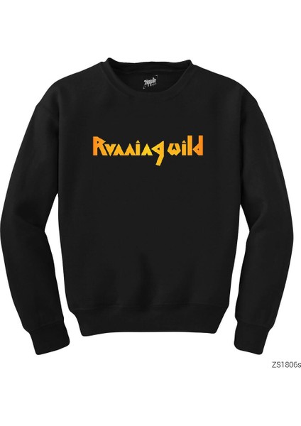 Running Wild Siyah Sweatshirt