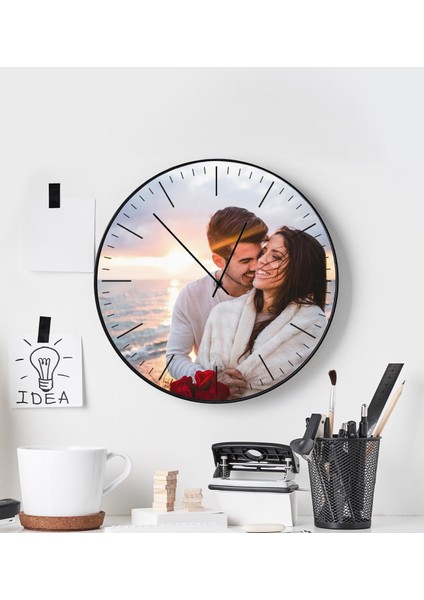 Kişiye Özel Fotoğraflı Duvar Saati 110882
