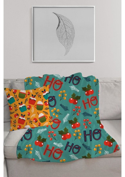 Yeni Yıla Özel Battaniye ve Yastık & Kırlent Seti 106422