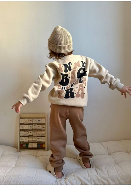 Erkek Çocuk Smile Yüz Baskılı Sweatshirt Takım fiyatları