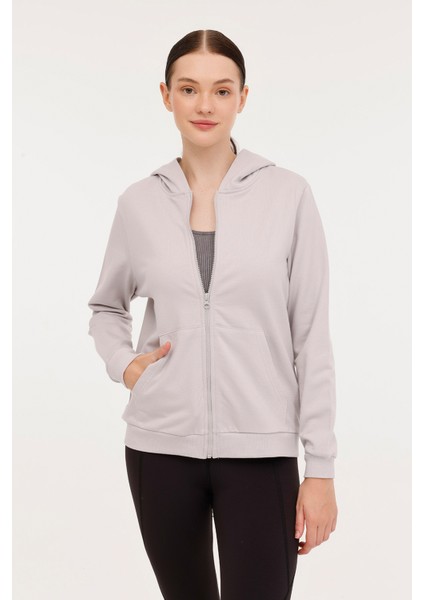 Wb Agnes 18BT209 4pr Gri Kadın Eşofman Üstü