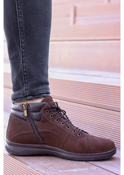 088 Hakiki Deri Fermuarlı Kısa Erkek Bot fırsatları