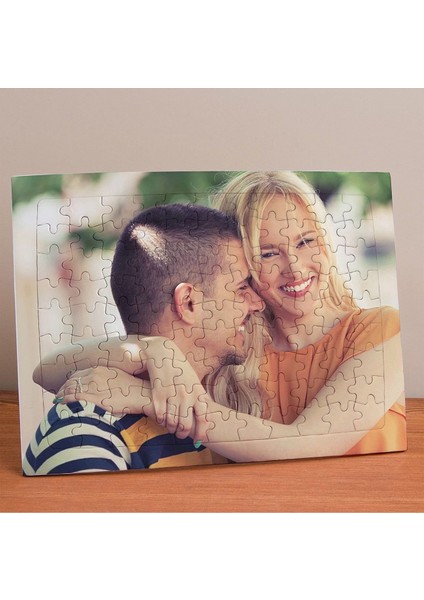Kişiye Özel Fotoğraflı 99 Parça A4 Puzzle 80365