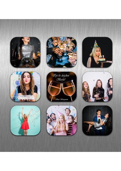 Kişiye Özel Fotoğraflı Magnet Seti 83606