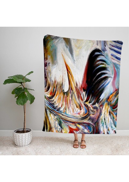 Modern Desenli Polar Tv Battaniyesi 90583