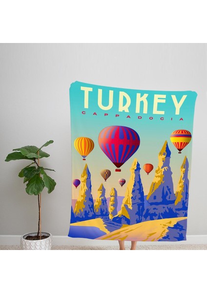 Modern Desenli Polar Tv Battaniyesi 92965