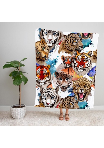 Modern Desenli Polar Tv Battaniyesi 92074