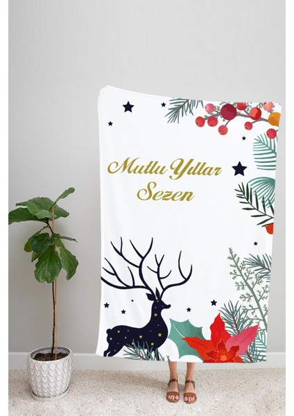 Kişiye Özel Isimli Yeni Yıl Dilek Battaniyesi 106241