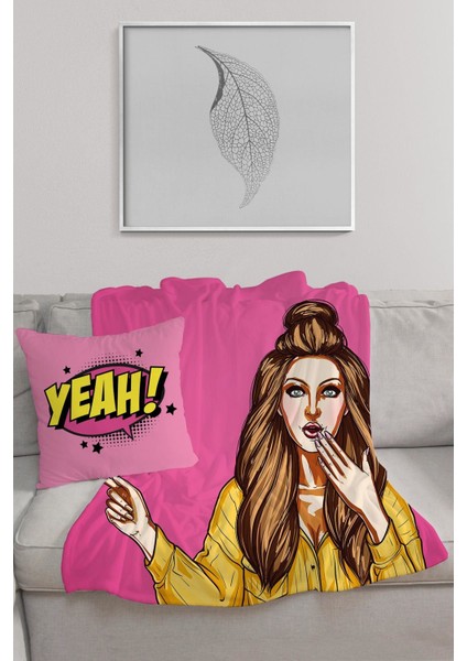 Özel Tasarım Battaniye ve Yastık & Kırlent Seti 106863