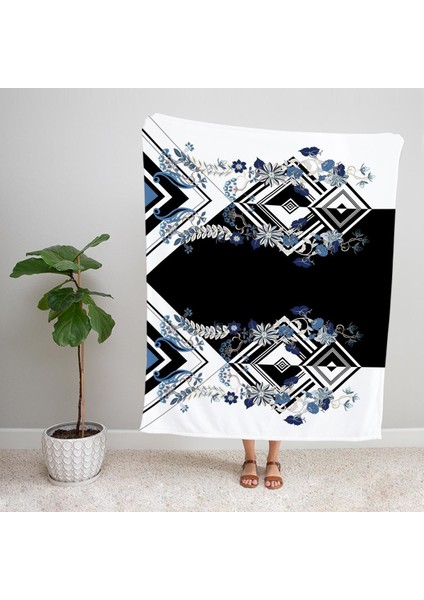 Modern Desenli Polar Tv Battaniyesi 91925
