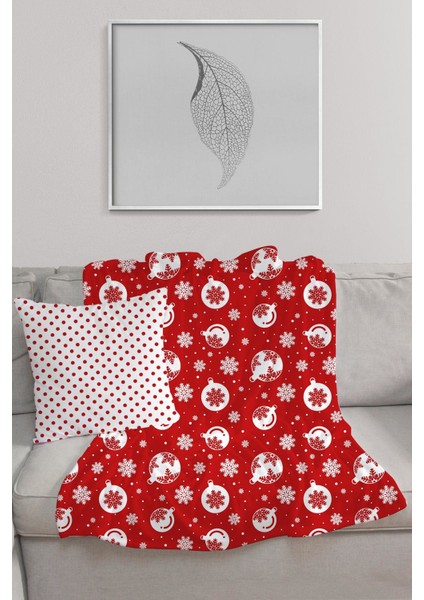 Yeni Yıla Özel Battaniye ve Yastık & Kırlent Seti 106392