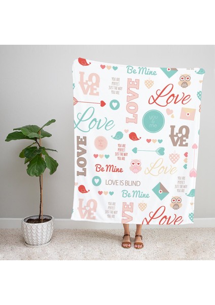 Modern Desenli Polar Tv Battaniyesi 90477